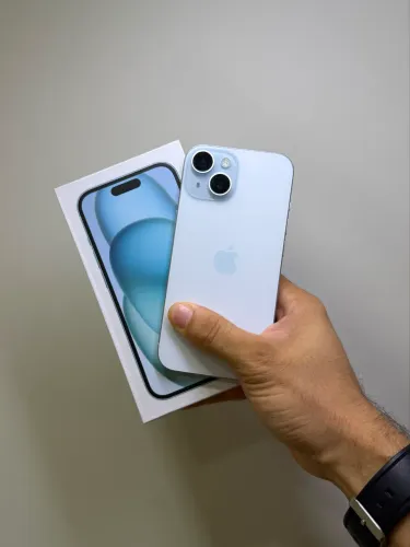 iPhone 15 Azul 128GB - Face ID OK | Bateria 88% | Com Caixa | Excelente Estado