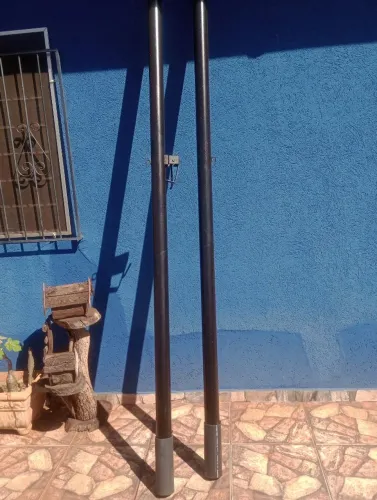 Poste e rede quadra de vôlei