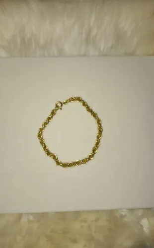 Pulseira ouro18 k 8 gramas 20 cm 