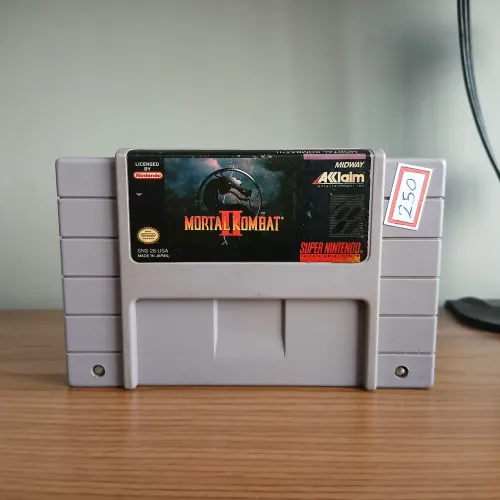 CARTUCHO SUPER NINTENDO - MORTAL KOMBAT 2