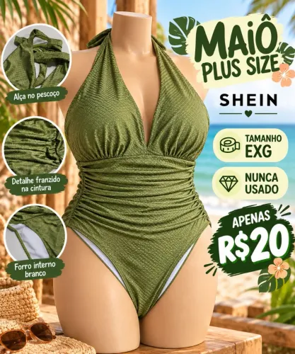 Maiô plus size Shein
