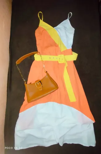 Vestido De Festa Garnus + Bolsa De Brinde