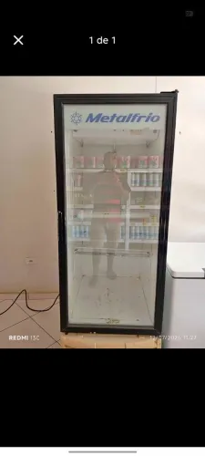 FREZZER METAL FRIO FUNCIONANDO