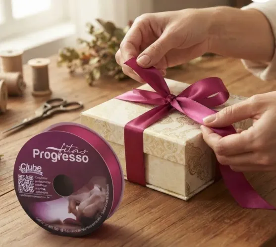 Fita De Cetim Progresso Diversas Cores N°5 22mm 50m - 1 Rolo Cor 303 Pink