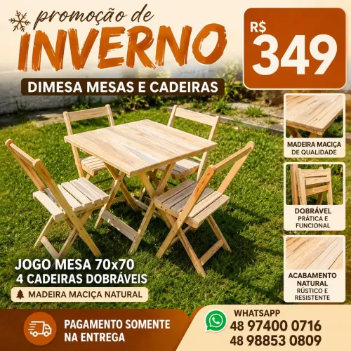Mesas e cadeiras vários modelos a pronta entrega. Direto da fábrica. Pague na entrega.