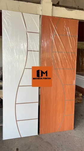 Porta laminada com aduela 