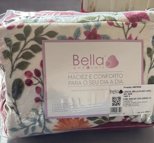 Jogo de Lençol Plush Estampado Toque Aveludado 3 Peças  