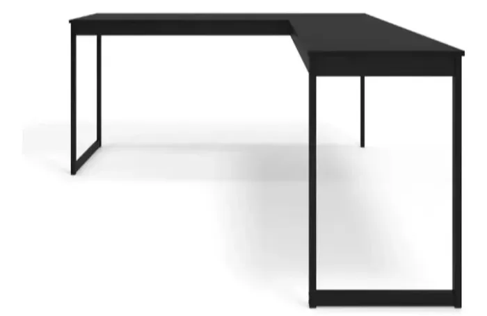 Escrivaninha Gamer mesa em L Estilo Industrial para Trabalho cor Preto<br>Valor: R$ 287,09