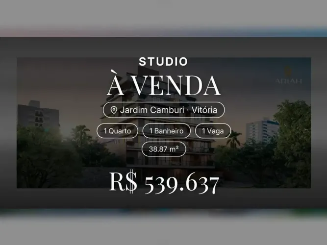Oportunidade Única: Studio no Jardim Camburi com Lazer Completo!
