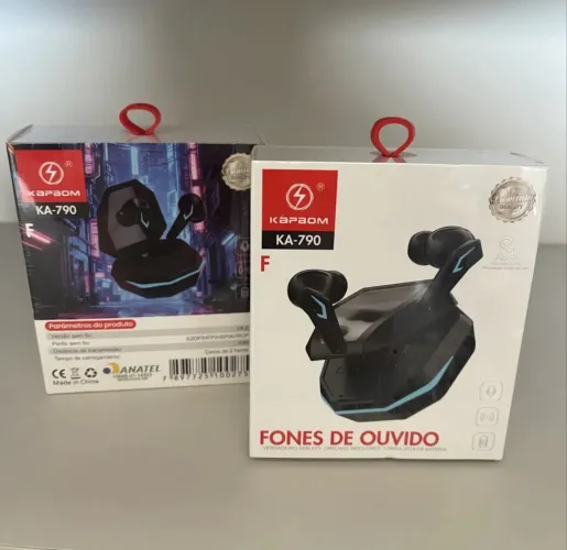 Fone Bluetooth Kapbom KA-790 Gamer Sem Fio Original Homologado Anatel Envio Rápido