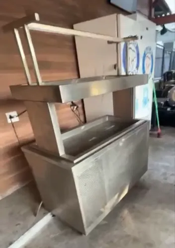 Pista fria dupla refrigerada