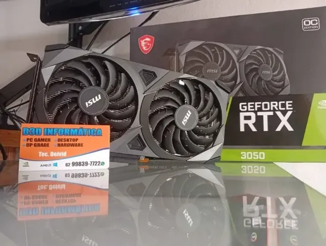 RTX 3050 8GB MSI . Loja física. Garantia.