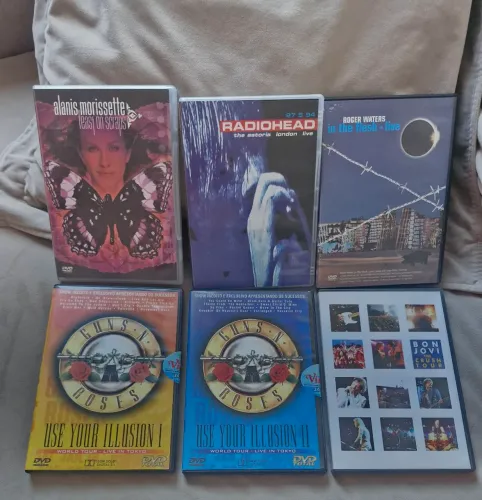 DVD Guns Bon Jovi Alanis Radiohead Pink Floyd