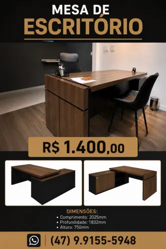 Vendo mesas de escritório