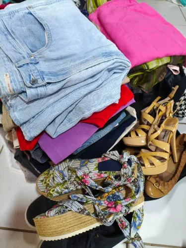 Lote Roupas Feminina Só Marcas Tommy Zara Farm Renner Linho Levis Importadas 50 Peças