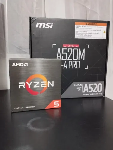 Ryzen 5 5500 + MSI A520M-A PRO - Kit Completo