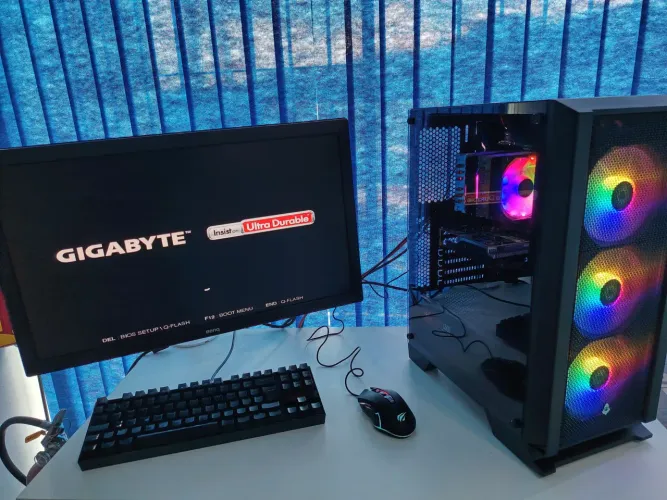 Pc Gamer Barato i3 9100 8gb DDR4 SSD 256gb nvme RX550 4gb