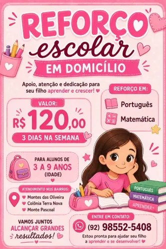 Aulas particulares e reforço