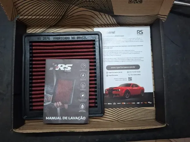 Filtro De Ar Esportivo Motor Vw Msi 1.6 16v Inbox Rs2976 (Usado) - Compatível com VW