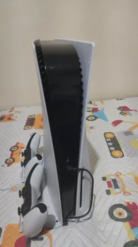 Playstation 5, 2 controles, base de carregamento, Spiderman 2