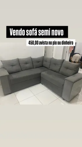 Sofá modelo em L