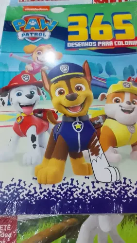 PATRULHA CANINA 365 DESENHOS PARA COLORIR LACRADO R$ 29,99