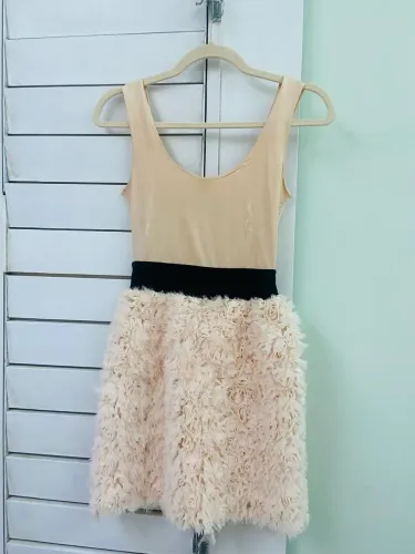 Vestido Zara texturizado PP