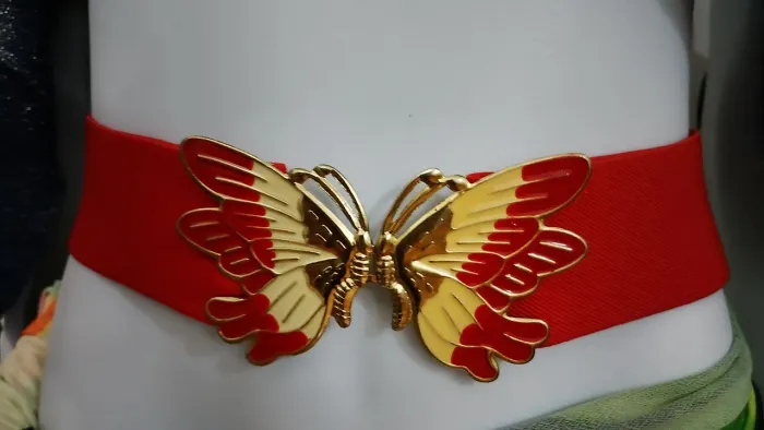 Cinto de borboleta com elástico