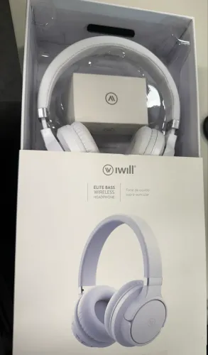 Fone De Ouvido Bluetooth | Elite Bass Headphone Iwill Branco