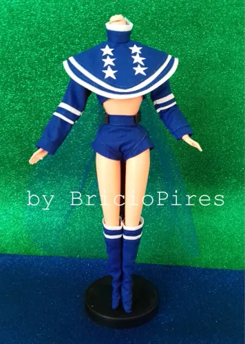 Roupinha boneca Xuxa xuxinha tamanho Barbie 