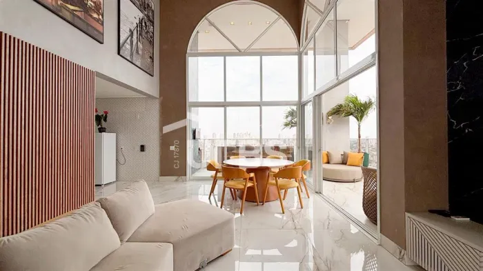 Apartamento Mobiliado à Venda no Jardim América  Goiânia | 171 m² | 3 Suítes | Vista para 