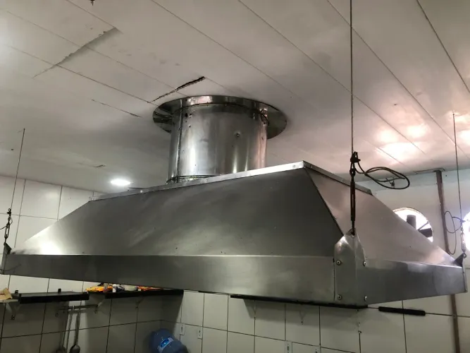 Coifa Exaustor Inox 2,30 x 1,30