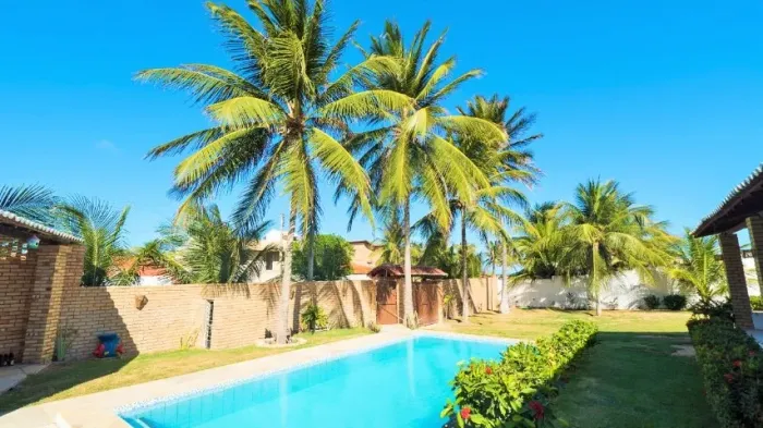 Casa Carnaval em Morro Branco com Piscina 6 Quartos para família