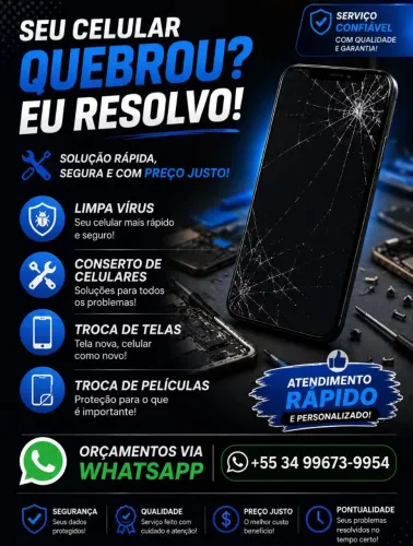Conserto seu celular!!! Assistência técnica especializada com mais de 10 anos no mercado.