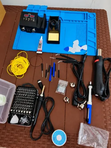 Kit Profissional Completo para Assistência Técnica - Celular e Eletrônicos