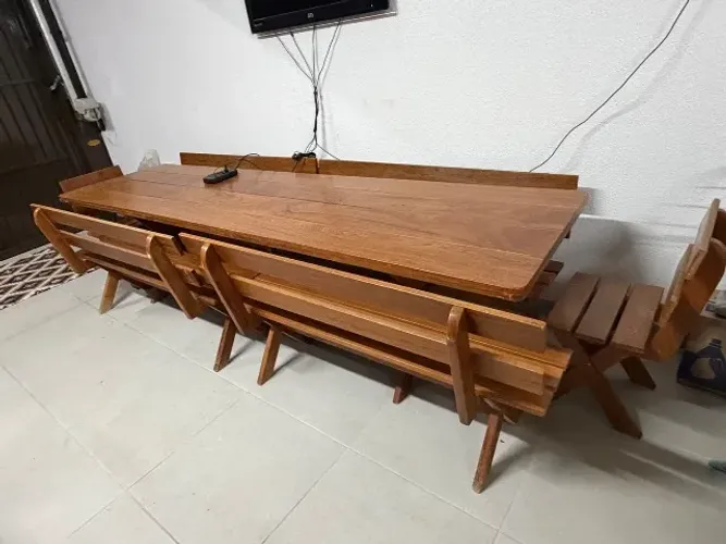 Mesa de churrasco