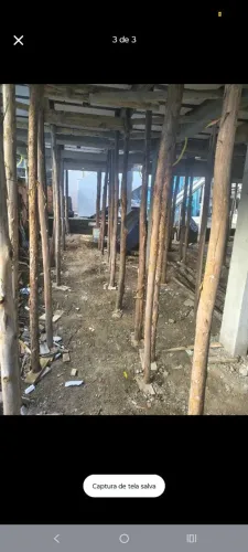 Escoras de 3 metros tem beirando umas 120