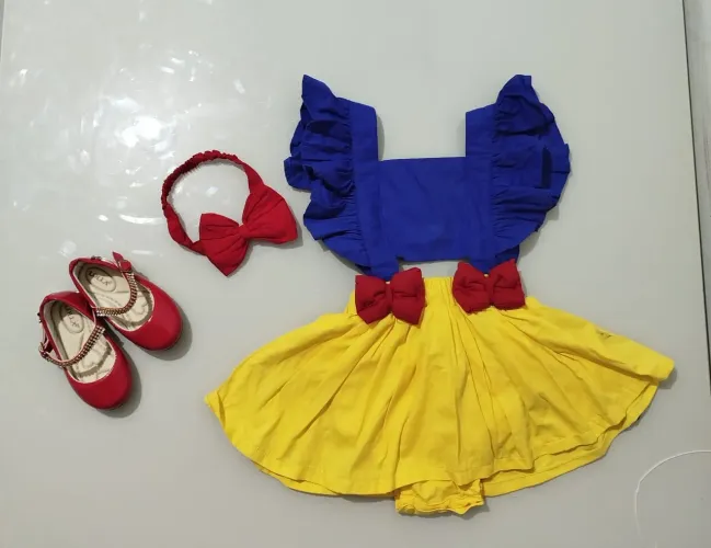 Romper Branca de neve