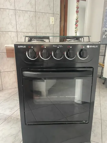 Fogão Braslar Sirius 4 Bocas Preto - Muito Conservado!?