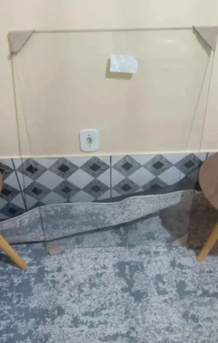 TAMPAO DE VIDRO MESA PEQUENA