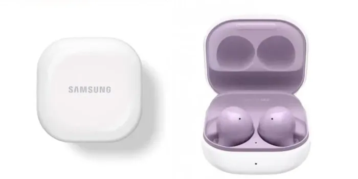 Fone de Ouvido Bluetooth Samsung Galaxy Buds 2 com Cancelamento de Ruído roxo