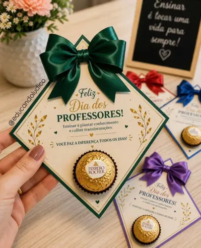 Dia dos professores personalizados