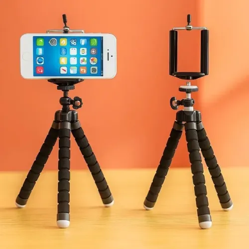 Tripé de Mesa Flexível para Celular 18 cm