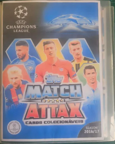 Cards Match Attax Champions League 2016-2017 - Pasta Incompleta.