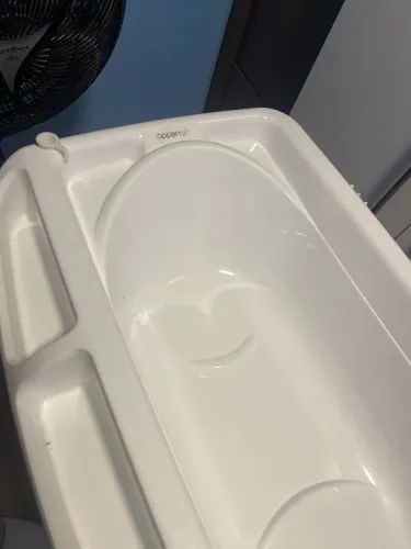 Banheira com trocador 