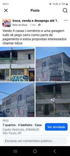 Vendo 4 casas em São Paulo capital