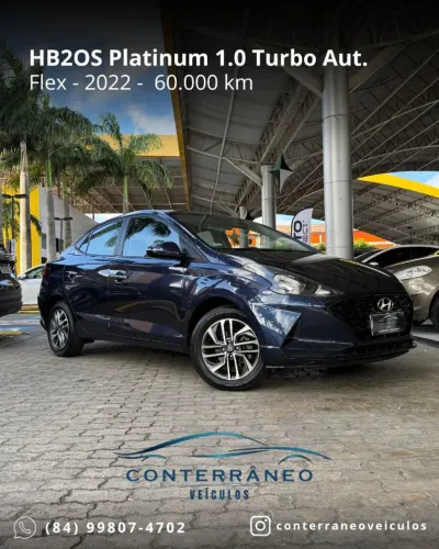 Hyundai HB20S Platinum 1.0 TB Flex 12V AUT 2022