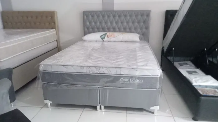 Conjunto base e colchão