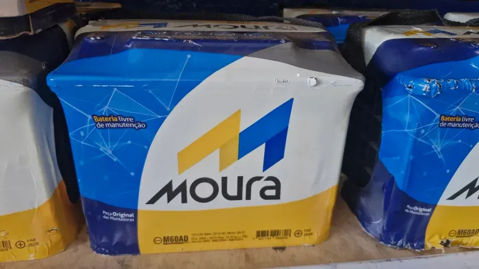 Bateria moura 60 amps para seu carro