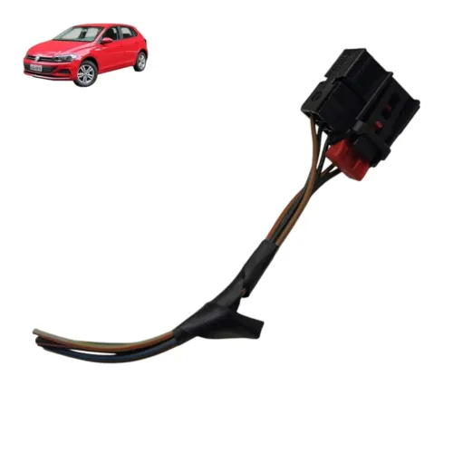 Plug conector soquete lanterna direita VW Polo 2019 2020 21